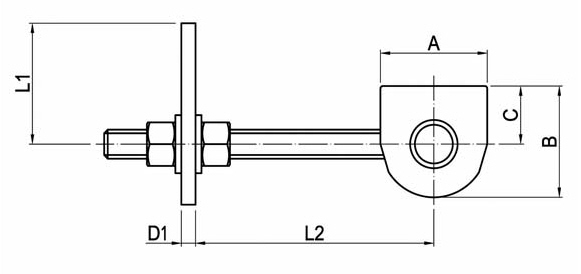 Stahl ST37 Torband Torbänder Scharnier Schaniere Torscharnier mit Anschweißlaschen